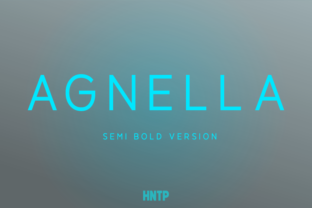 Agnella Semi-Bold: A Font for Elegant Design