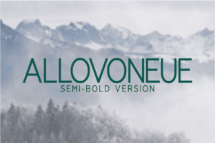 Allovoneue Semi-Bold: Modern Typography for Editorial Design
