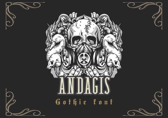 Andagis: Bold Serif Font for Creative Projects