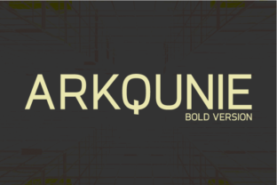 Arkqunie Bold: A Font for Professional Branding