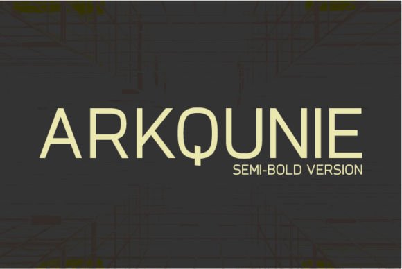 Arkqunie Semi-Bold: A Versatile Sans Serif for Creative Brands