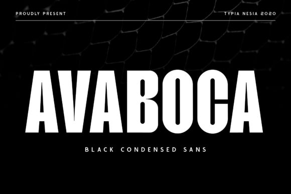 Avaboca: A Bold Font for Business
