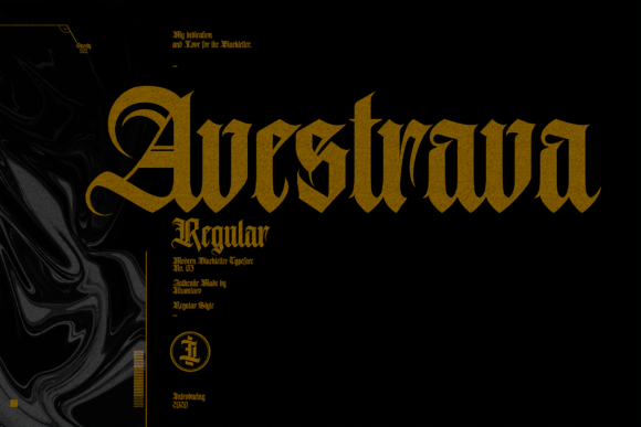 Avestrava: Bold Blackletter for Impactful Campaigns