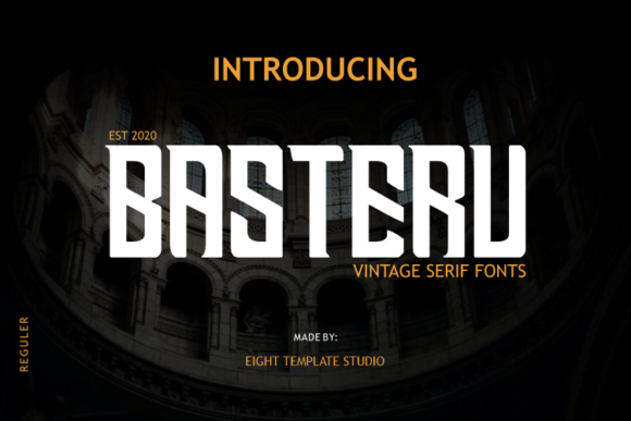 Basteru: A Bold Font for Impactful Campaigns