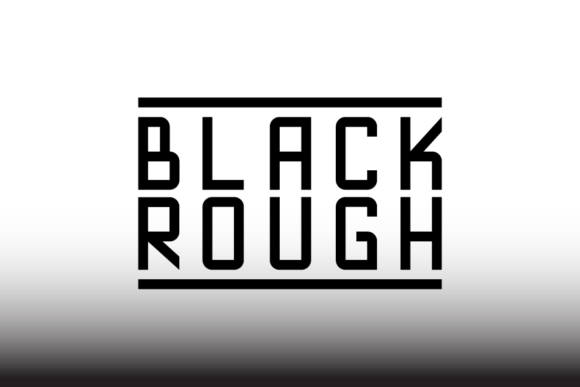 Blackrough: A Bold Font for Creative Makers