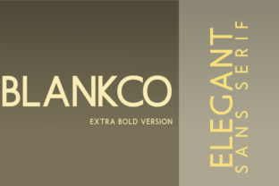 Blankco Extra Bold: A Font for Impact