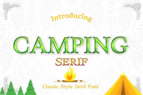 Camping Serif: A Bold Typeface for Editorial Design