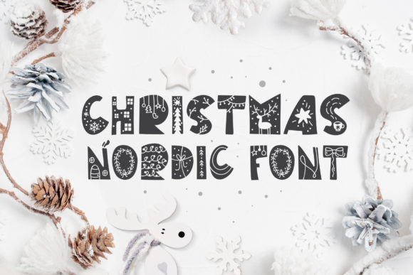 Christmas Nordic Font for Business