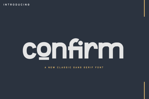 Confirm: A Bold Sans Serif for Web Design
