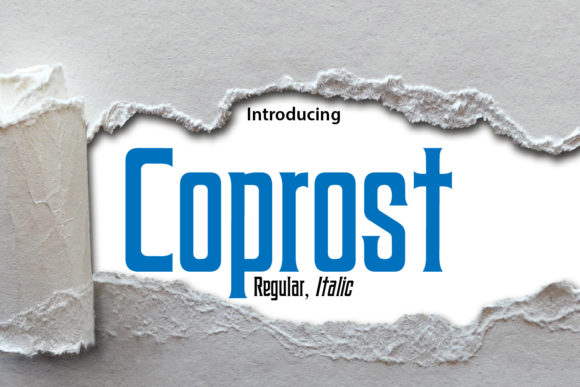 Coprost: A Bold Serif for Business Branding