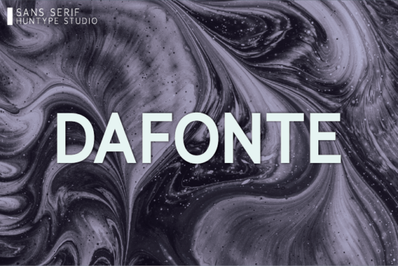 Dafonte: A Bold Sans Serif for Web Design
