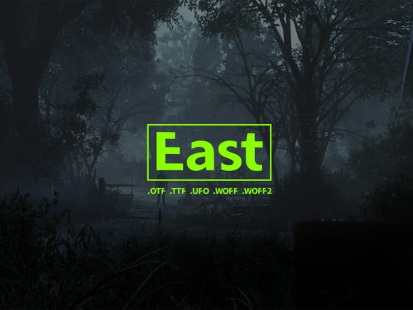 East: A Bold Sans Serif Font