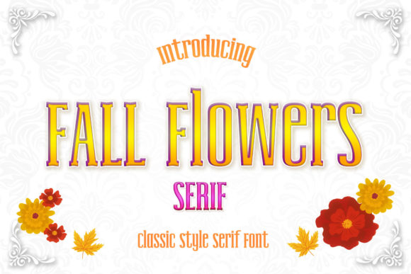 Fall Flowers Font Review