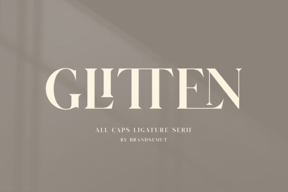 Glitten: A Bold Serif Font for Business