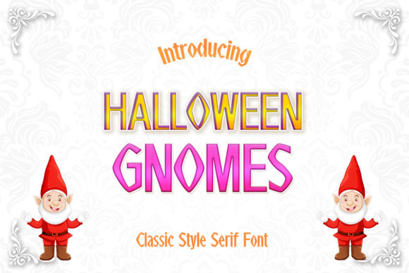 Halloween Gnomes Font for Business