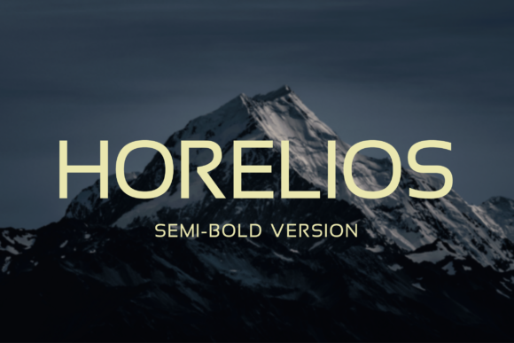 Horelios Semi-Bold: A Modern Font for Web Design