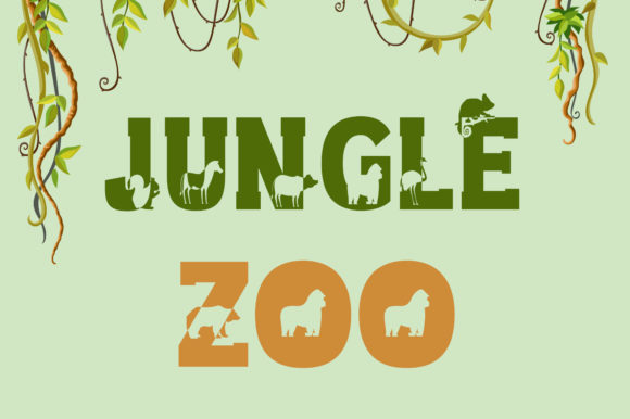 Jungle Zoo: A Wild, Sweet Font for Creative Brands
