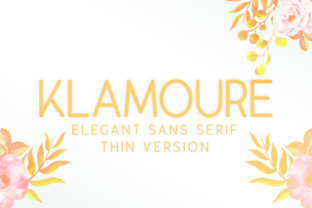 Klamoure Semi Bold Font