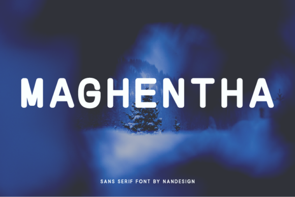 Maghentha: A Bold Sans Serif Font for Crafters