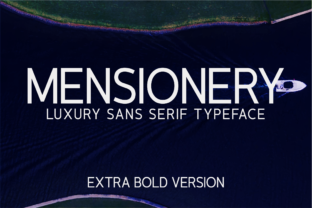 Mensionery Extra Bold Font Review
