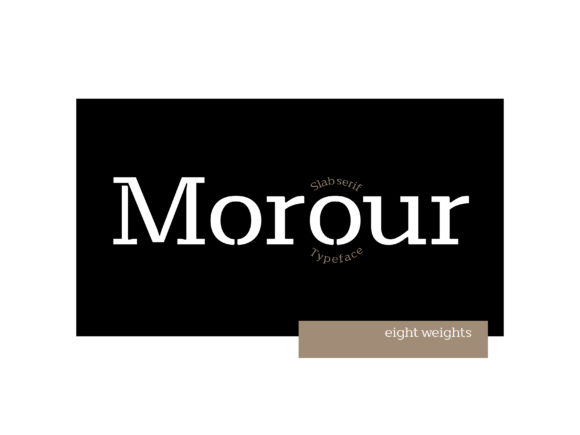 Morour: A Bold Font for Business Branding