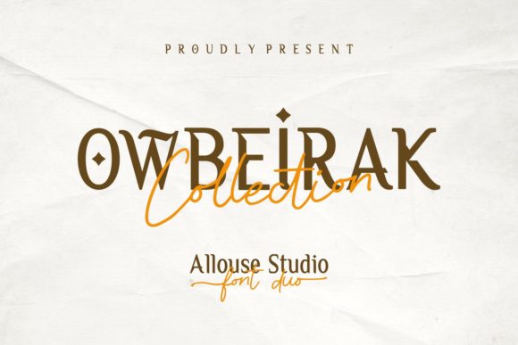 Owbeirak Collection: A Bold Serif for Better Design