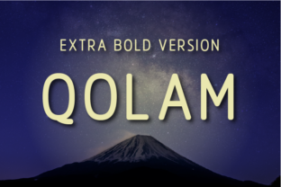 Qolam Extra Bold Font for Web Design