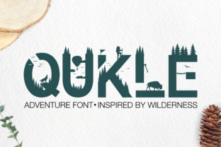 Qukle: A Bold, Decorative Display Font