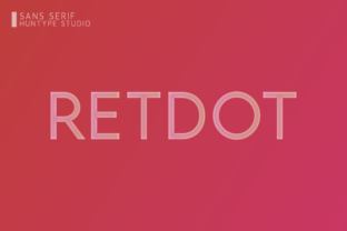 Retdot: A Modern Sans Serif Font