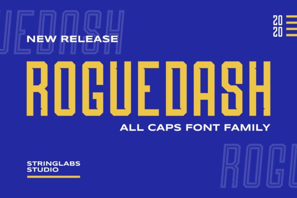 Roguedash: A Bold, Elegant Sans Serif