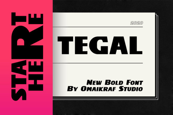 Tegal: A Bold Font for Strong Campaigns