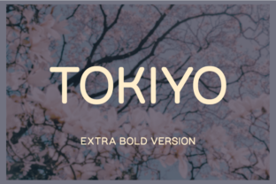 Tokiyo Extra Bold: A Font for Elegant Design