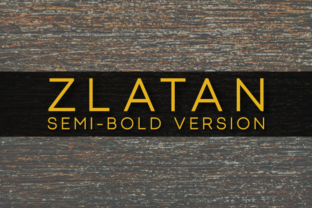 Zlatan Semi-Bold: A Timeless Sans Serif